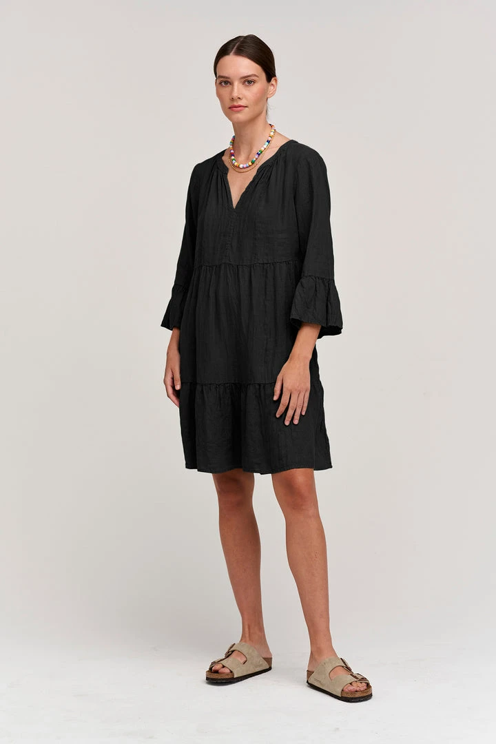 Velvet By Graham & Spencer Womens AURORA LINEN TIERED DRESS 17 Velvet By Graham & Spencer Womens AURORA LINEN TIERED DRESS