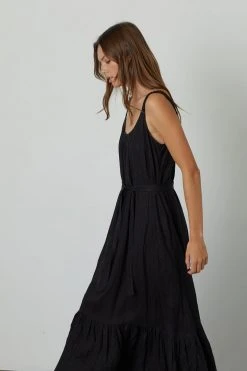 Velvet By Graham & Spencer ELARA LINEN TANK DRESS Womens 20 Velvet By Graham & Spencer ELARA LINEN TANK DRESS Womens