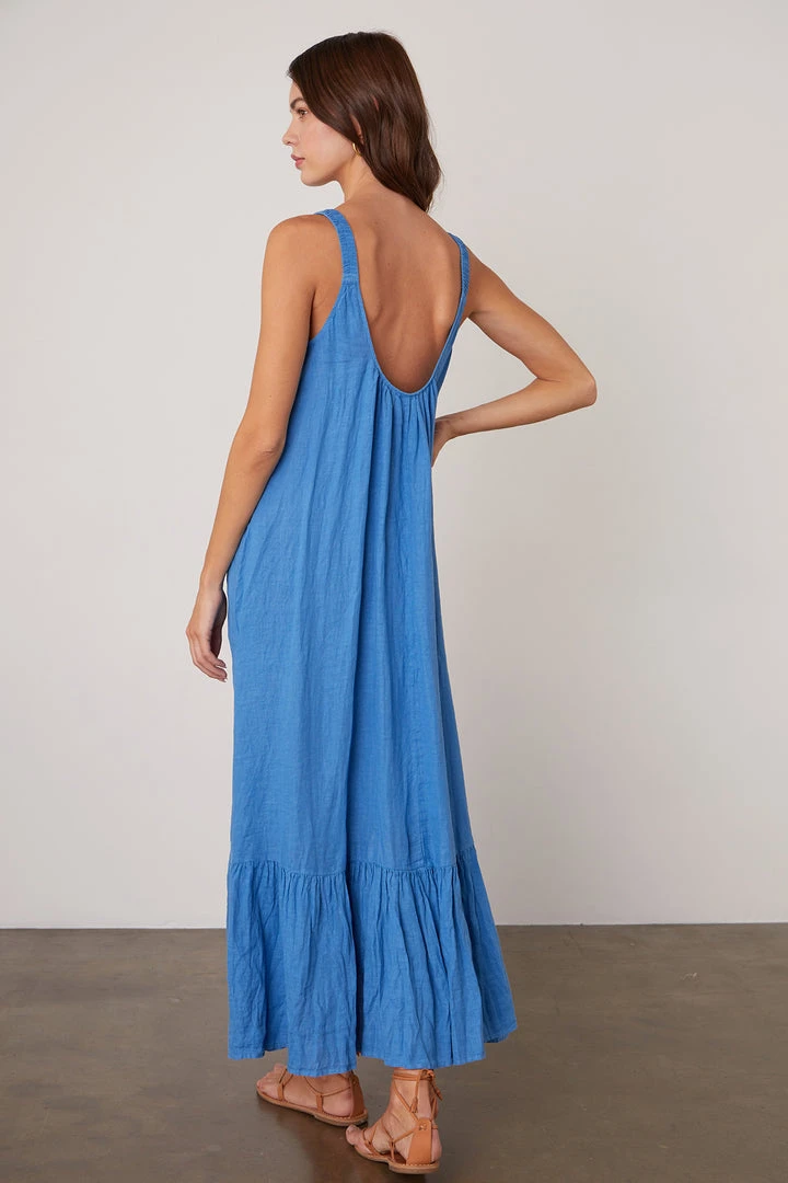 Velvet By Graham & Spencer ELARA LINEN TANK DRESS Womens 13 Velvet By Graham & Spencer ELARA LINEN TANK DRESS Womens