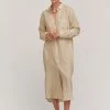 Velvet By Graham & Spencer Womens JORA LINEN BUTTON-UP DRESS