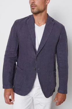 Velvet By Graham & Spencer JOSHUA LINEN BLAZER Mens