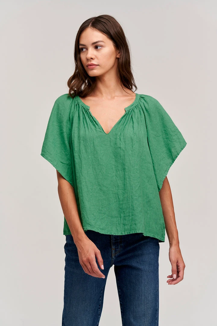 Velvet By Graham & Spencer Womens KALILA LINEN TOP 7 Velvet By Graham & Spencer Womens KALILA LINEN TOP