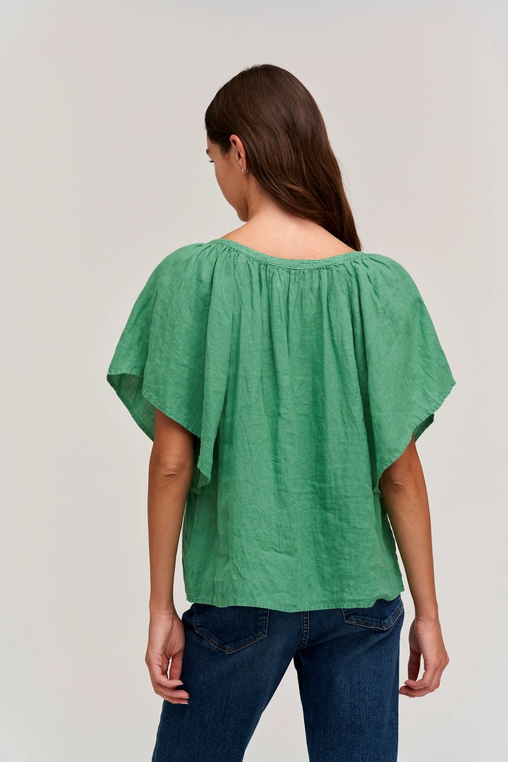 Velvet By Graham & Spencer Womens KALILA LINEN TOP 8 Velvet By Graham & Spencer Womens KALILA LINEN TOP
