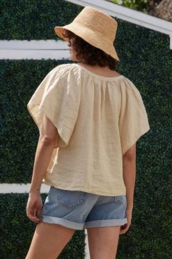 Velvet By Graham & Spencer Womens KALILA LINEN TOP 15 Velvet By Graham & Spencer Womens KALILA LINEN TOP