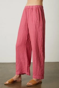 Velvet By Graham & Spencer Womens LOLA LINEN PANT 68 Velvet By Graham & Spencer Womens LOLA LINEN PANT