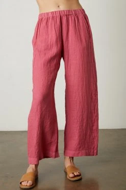 Velvet By Graham & Spencer Womens LOLA LINEN PANT 70 Velvet By Graham & Spencer Womens LOLA LINEN PANT