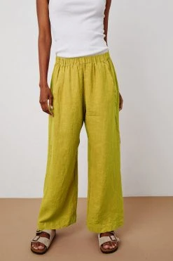 Velvet By Graham & Spencer Womens LOLA LINEN PANT 110 Velvet By Graham & Spencer Womens LOLA LINEN PANT