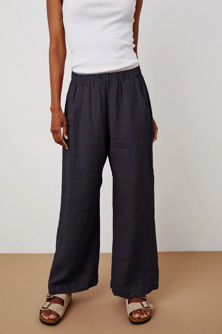 Velvet By Graham & Spencer Womens LOLA LINEN PANT 47 Velvet By Graham & Spencer Womens LOLA LINEN PANT