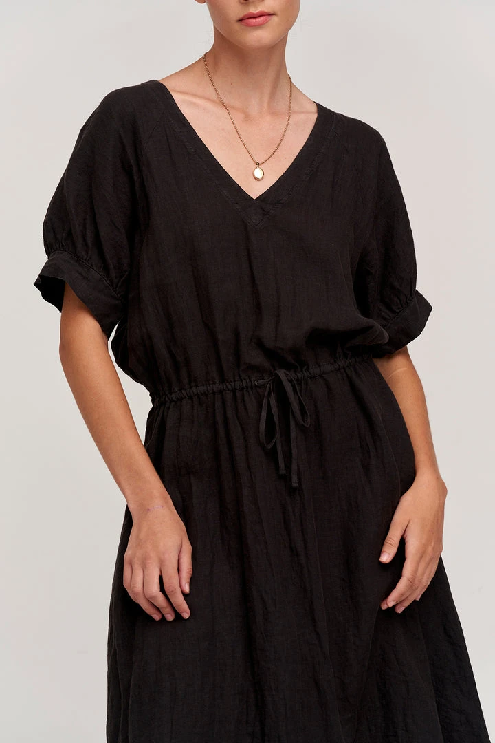 Velvet By Graham & Spencer Womens NANETTE LINEN MIDI DRESS 7 Velvet By Graham & Spencer Womens NANETTE LINEN MIDI DRESS