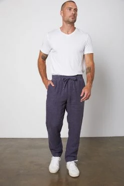 Velvet By Graham & Spencer Mens VANN LINEN PANT