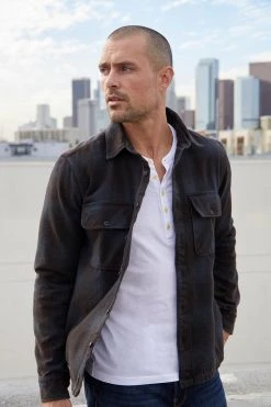 Velvet By Graham & Spencer BRYSON PLAID BUTTON-UP Mens