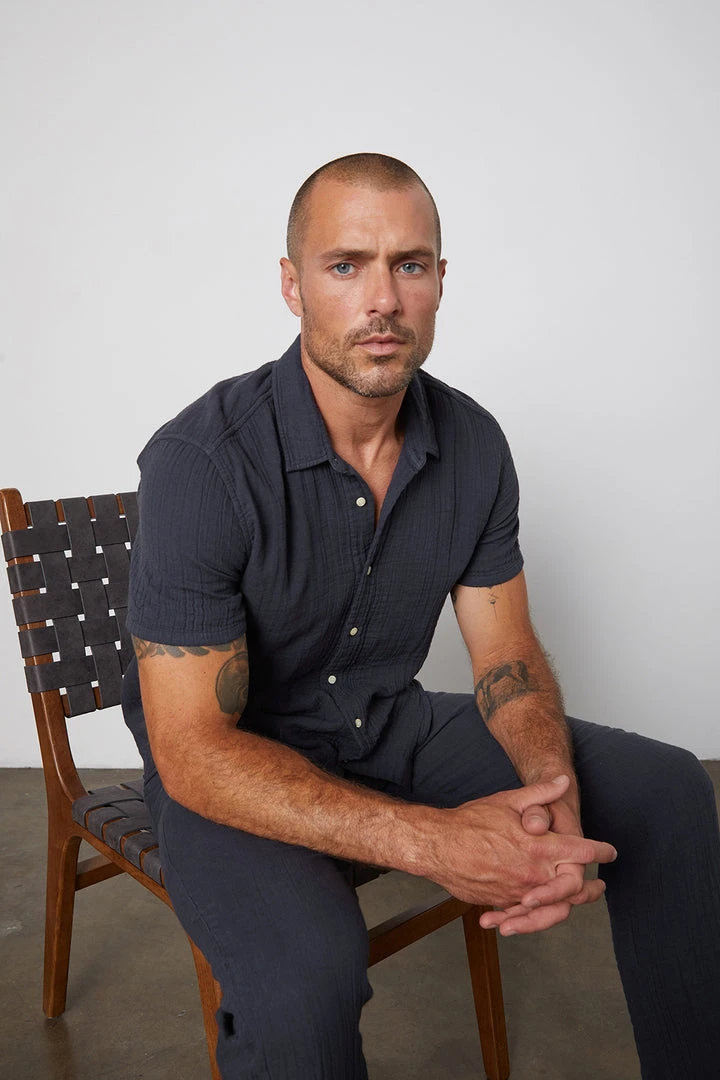 Velvet By Graham & Spencer Mens CHRISTIAN BUTTON-UP SHIRT 9 Velvet By Graham & Spencer Mens CHRISTIAN BUTTON-UP SHIRT