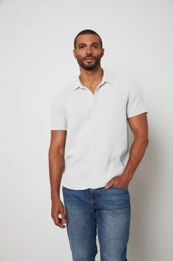 Velvet By Graham & Spencer Mens CHRISTIAN BUTTON-UP SHIRT 32 Velvet By Graham & Spencer Mens CHRISTIAN BUTTON-UP SHIRT