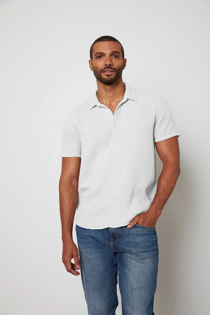 Velvet By Graham & Spencer Mens CHRISTIAN BUTTON-UP SHIRT 15 Velvet By Graham & Spencer Mens CHRISTIAN BUTTON-UP SHIRT