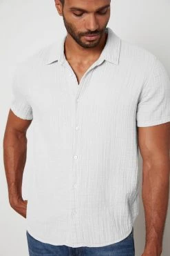 Velvet By Graham & Spencer Mens CHRISTIAN BUTTON-UP SHIRT 35 Velvet By Graham & Spencer Mens CHRISTIAN BUTTON-UP SHIRT