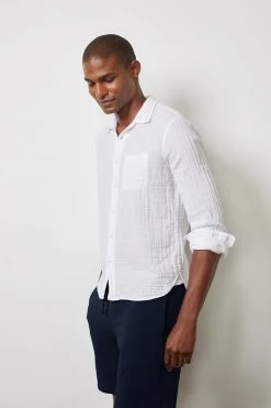 Velvet By Graham & Spencer ELTON BUTTON-UP SHIRT 17 Velvet By Graham & Spencer ELTON BUTTON-UP SHIRT