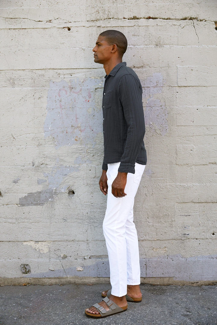 Velvet By Graham & Spencer Mens ELTON COTTON WOVEN BUTTON-UP SHIRT 4 Velvet By Graham & Spencer Mens ELTON COTTON WOVEN BUTTON-UP SHIRT