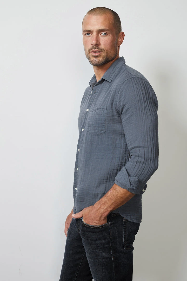 Velvet By Graham & Spencer ELTON BUTTON-UP SHIRT 3 Velvet By Graham & Spencer ELTON BUTTON-UP SHIRT