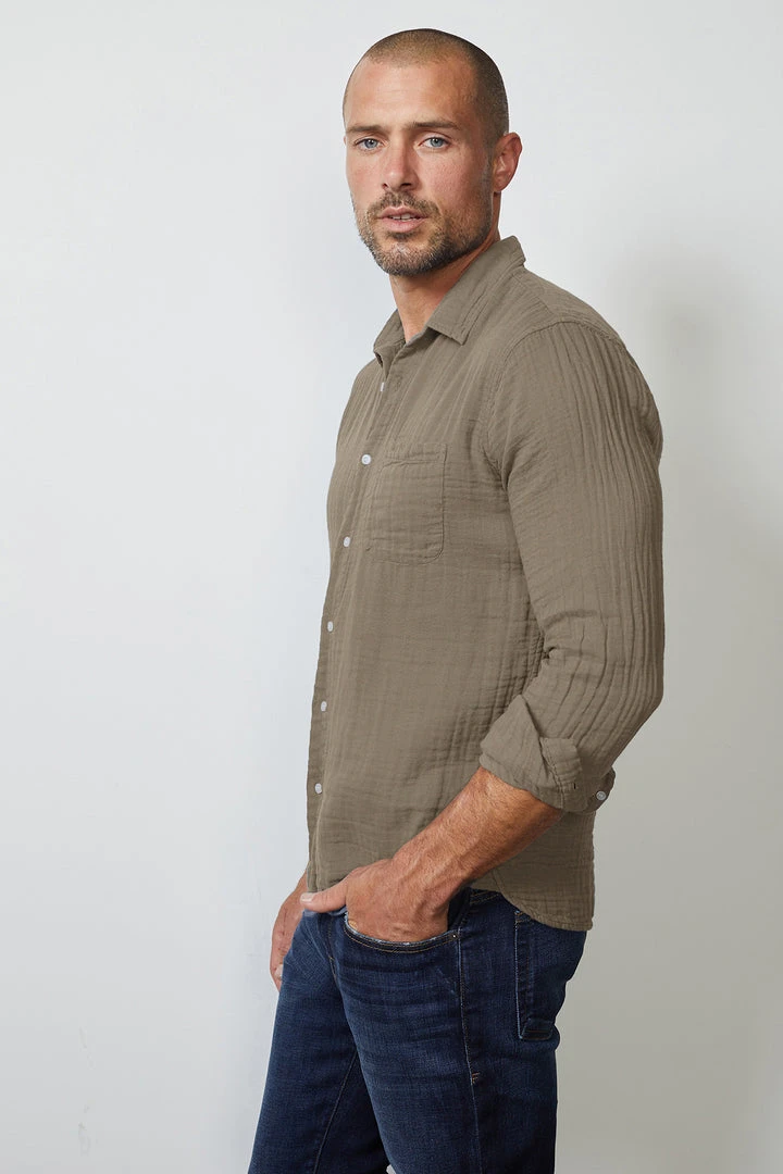 Velvet By Graham & Spencer ELTON BUTTON-UP SHIRT 11 Velvet By Graham & Spencer ELTON BUTTON-UP SHIRT