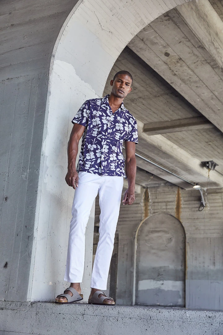 Velvet By Graham & Spencer JACK PRINTED BUTTON-UP SHIRT Mens 2 Velvet By Graham & Spencer JACK PRINTED BUTTON-UP SHIRT Mens