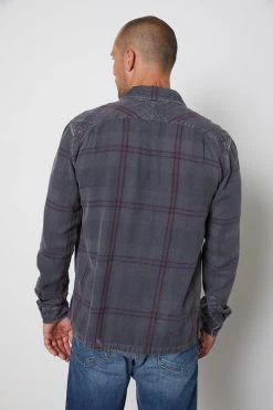 Velvet By Graham & Spencer KIRK PLAID BUTTON-UP SHIRT Mens